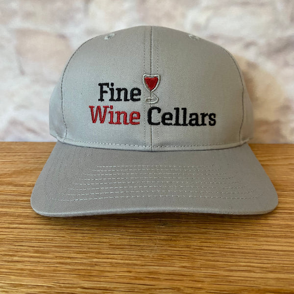 FINE WINE CELLARS STOWE, VERMONT BASEBALL CAP Fine Wine Cellars