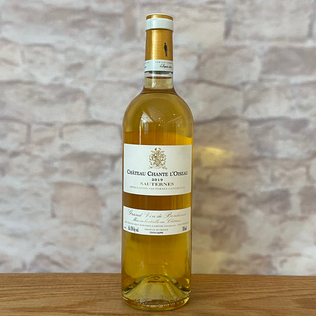 CHATEAU CHANTE L'OISEAU SAUTERNES 2019