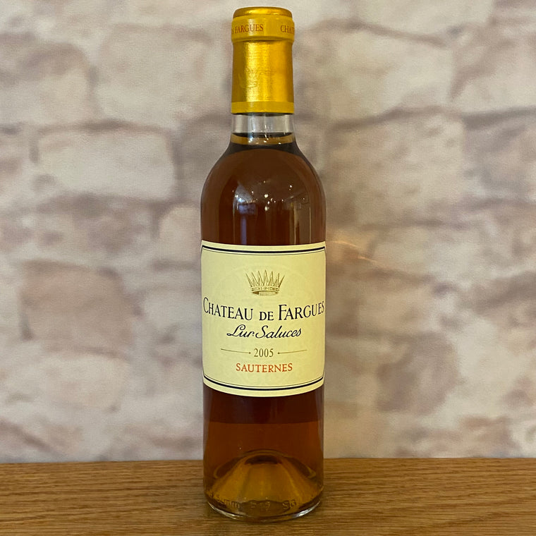 CHATEAU DE FARGUES SAUTERNES 2005 375ML