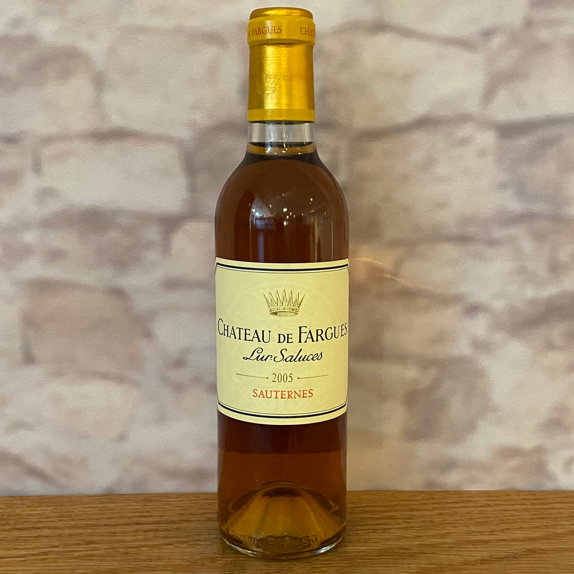 CHATEAU DE FARGUES SAUTERNES 2005 375ML