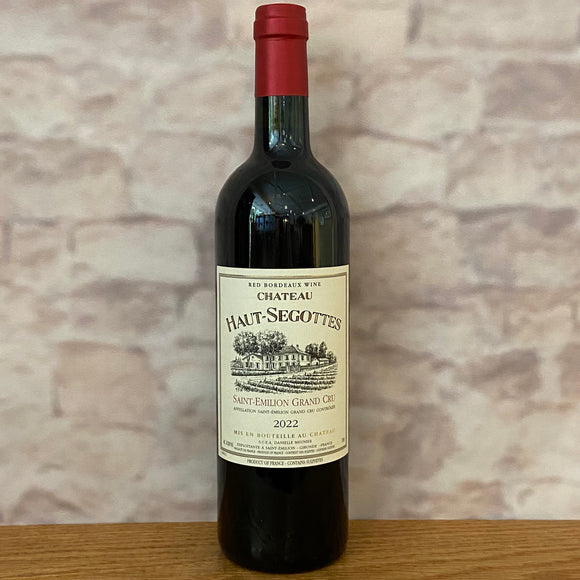 CHATEAU HAUT-SEGOTTES SAINT-EMILION GRAND CRU 2022