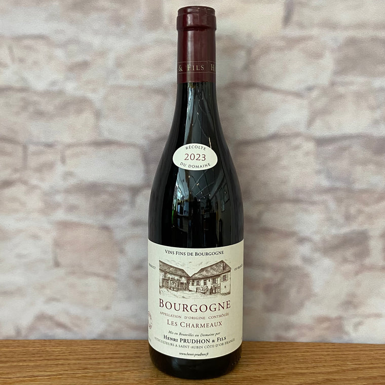 HENRI PRUDHON BOURGOGNE ROUGE LES CHARMEAUX 2023