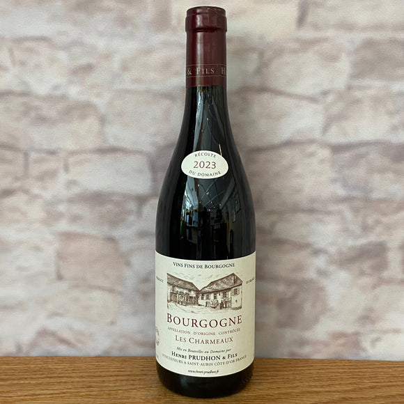 HENRI PRUDHON BOURGOGNE ROUGE LES CHARMEAUX 2023
