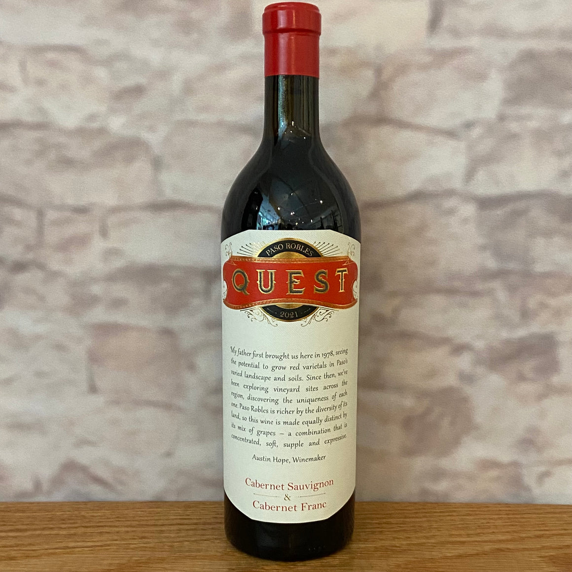 QUEST RED BLEND BY AUSTIN HOPE PASO ROBLES 2021