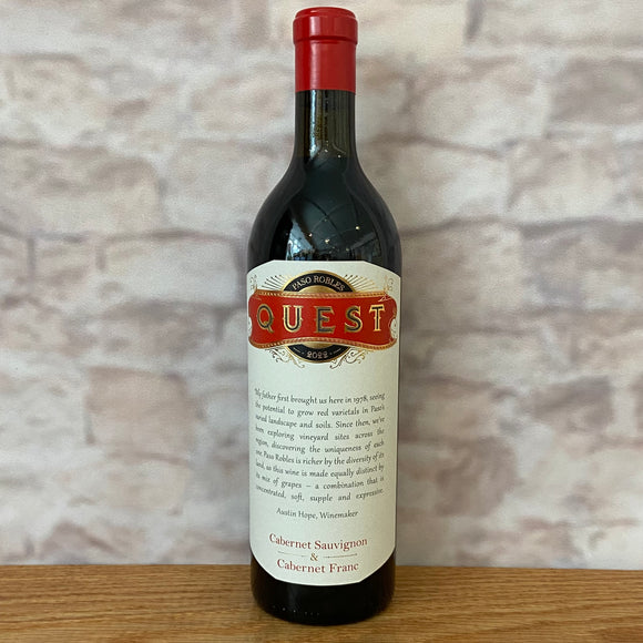 QUEST RED BLEND BY AUSTIN HOPE PASO ROBLES 2022