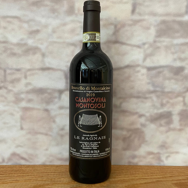 LE RAGNAIE BRUNELLO DI MONTALCINO CASANOVINA MONTOSOLI 2019