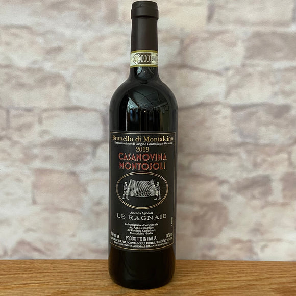 LE RAGNAIE BRUNELLO DI MONTALCINO CASANOVINA MONTOSOLI 2019