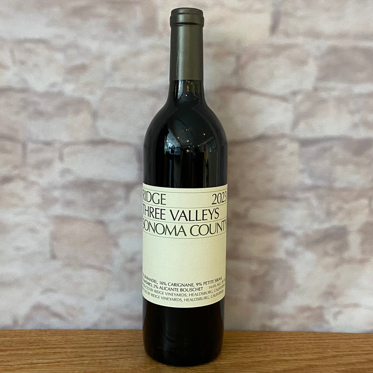 RIDGE THREE VALLEYS ZINFANDEL 2023