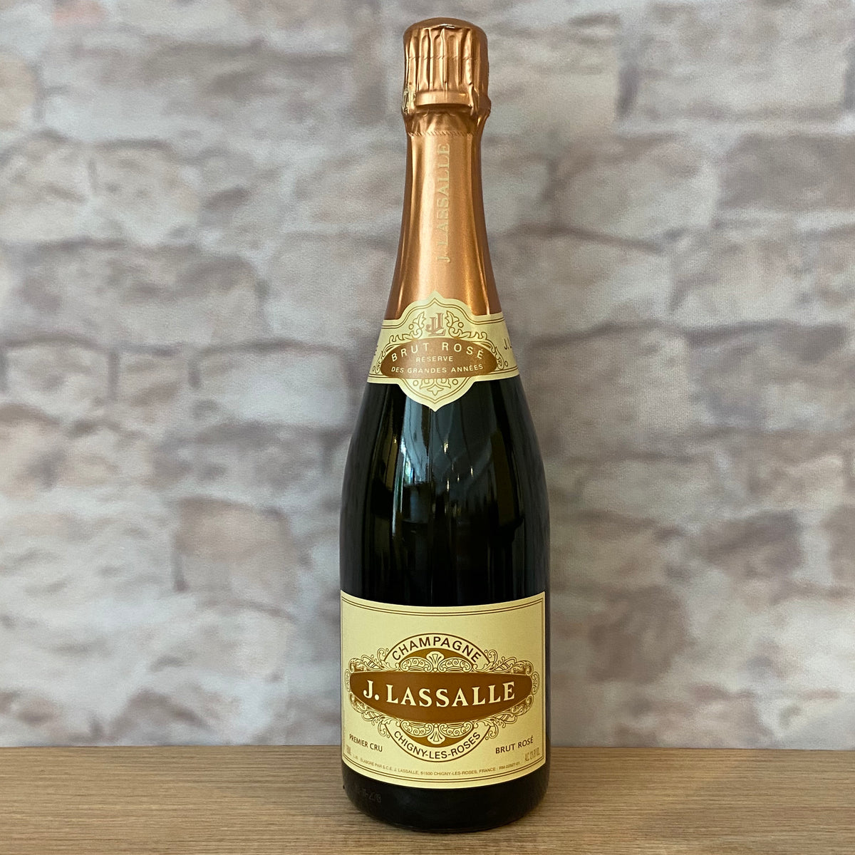 J LASSALLE CHAMPAGNE PREMIER CRU BRUT ROSE' NV