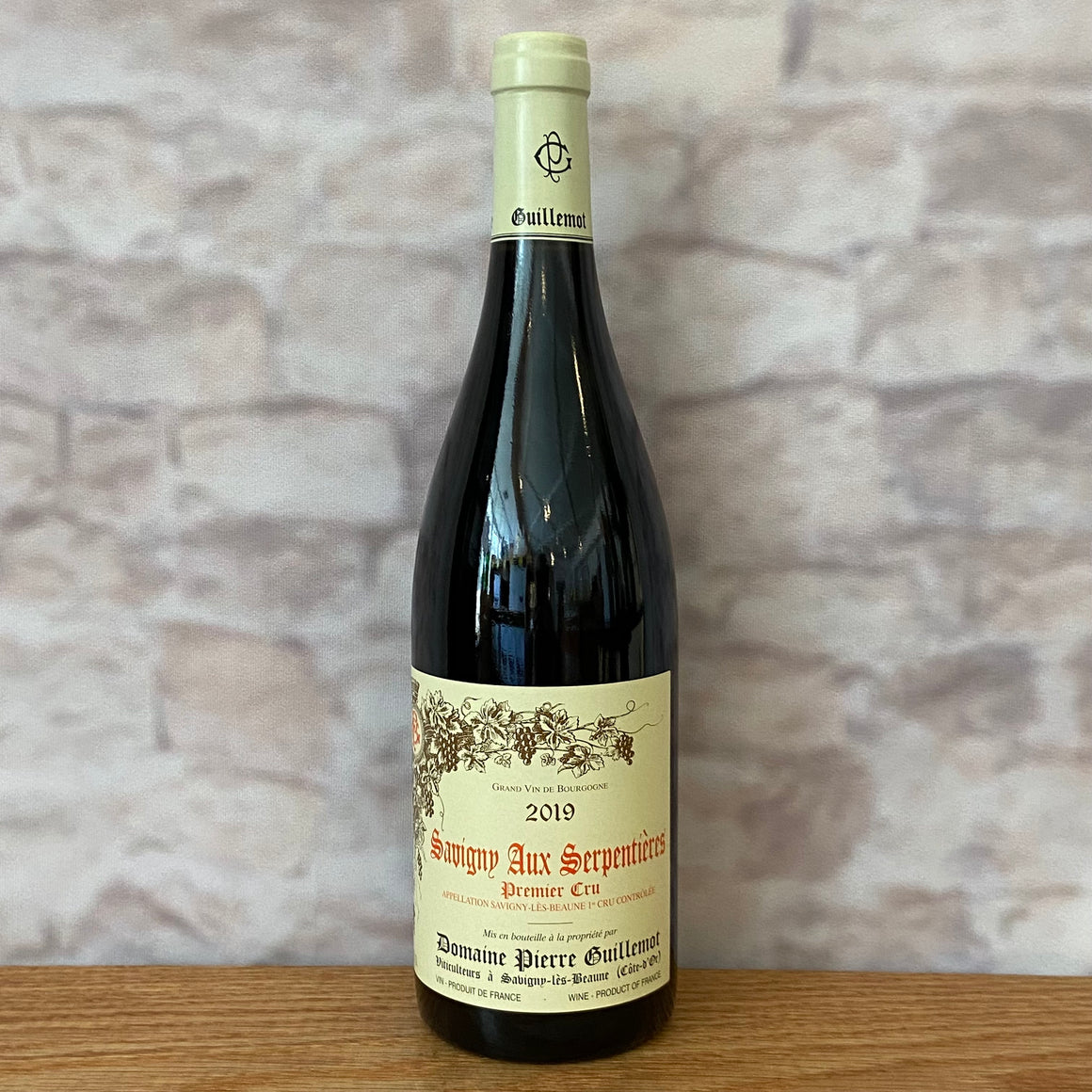 DOMAINE PIERRE GUILLEMOT SAVIGNY AUX SERPENTIERES 1ER CRU 2019